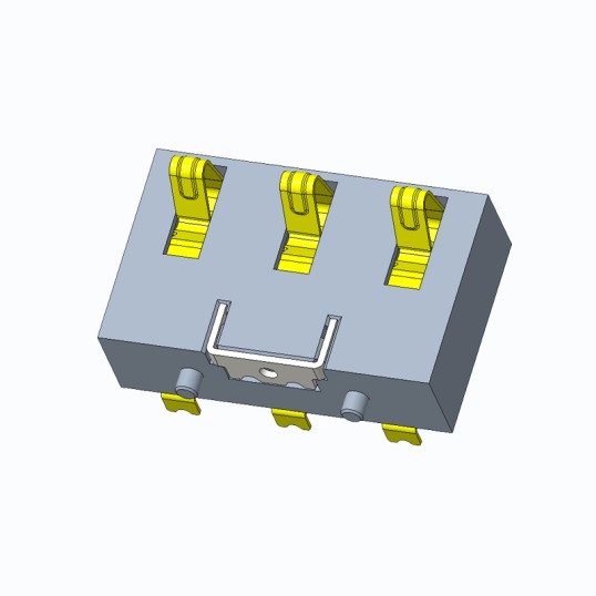 5.0mm bartty Positive Press Spring Height 2.55 H=10.0